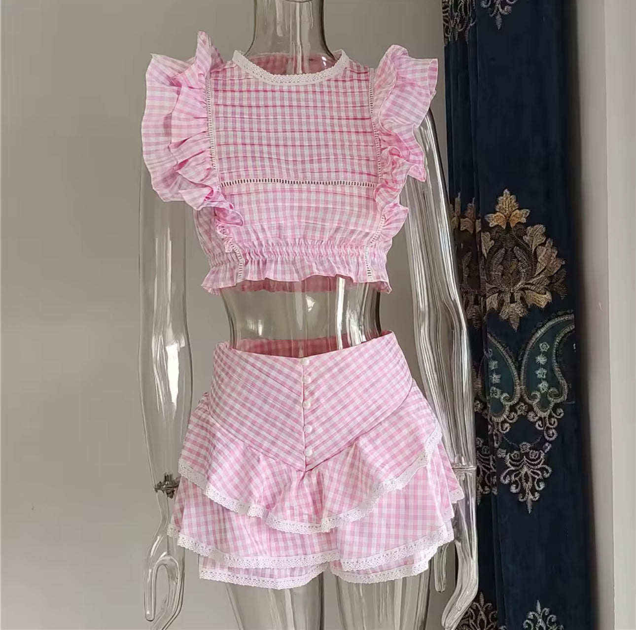 Preorder frill skort Co ord