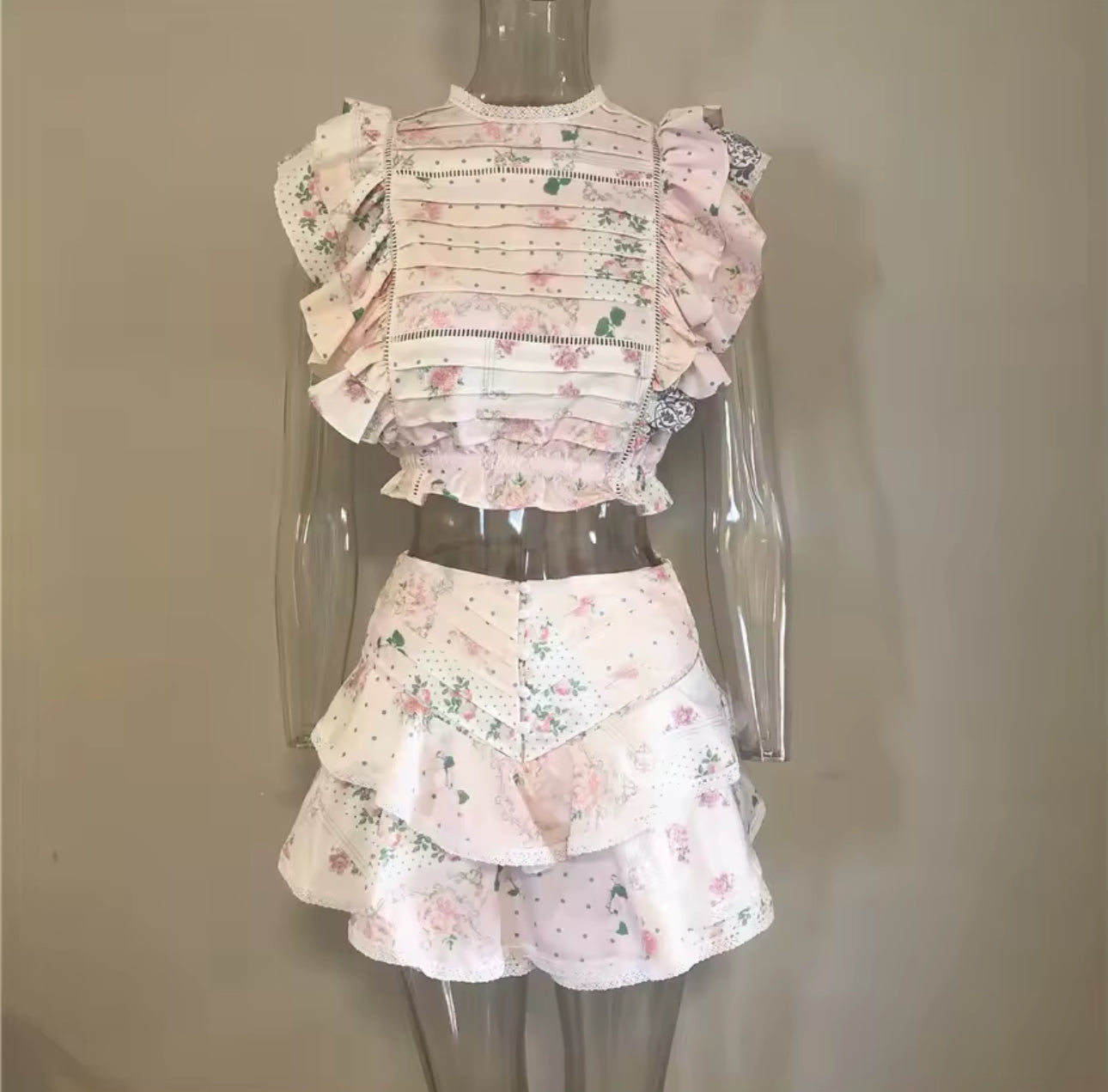 Preorder frill skort Co ord